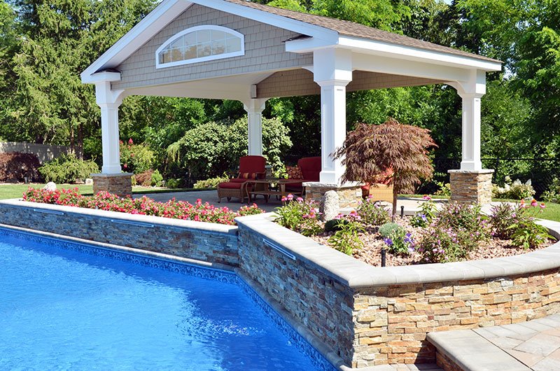 Mykonos vinyl pool liner pattern